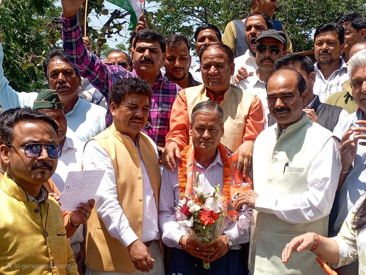 बधाण चिलियानौला में कांग्रेस को बड़ा झटका, कविंद्र कुवार्बी ने थामा भाजपा का दामन